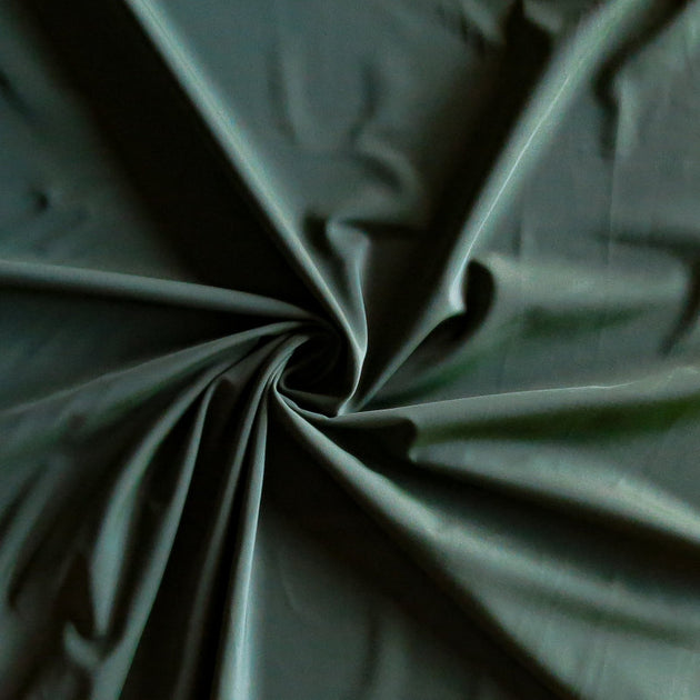 Charcoal Grey Lining Fabric, Lightweight Polyester