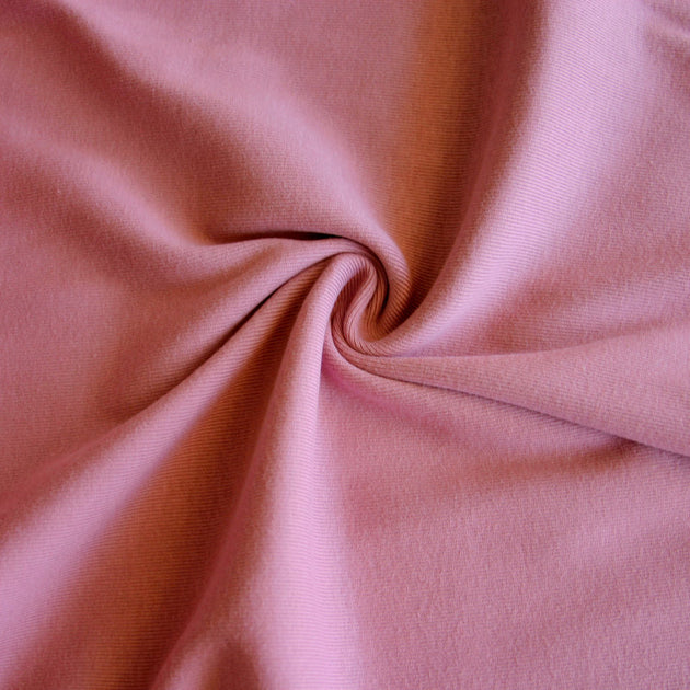 Dusty Rose, Scuba Crepe Knit Fabric