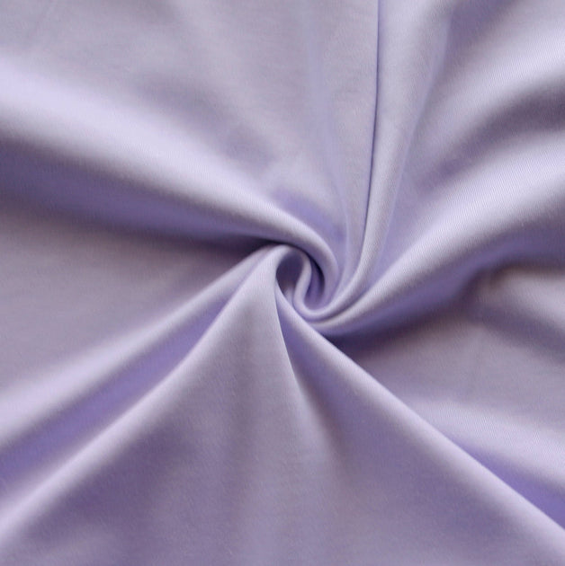 Purple Cotton Interlock Fabric