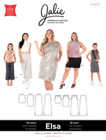 Elsa Sleeveless Top and Dress Sewing Pattern by Jalie