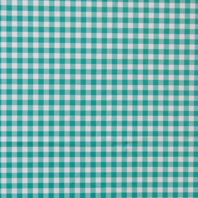 Bermuda Green Gingham Poly Spandex Swimsuit Fabric