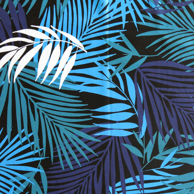 Blue Palms Nylon Spandex Swimsuit Fabric - 19" Remnant