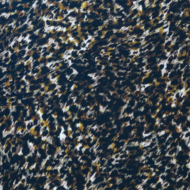 Cheetah Print Poly Spandex Swimsuit Fabric