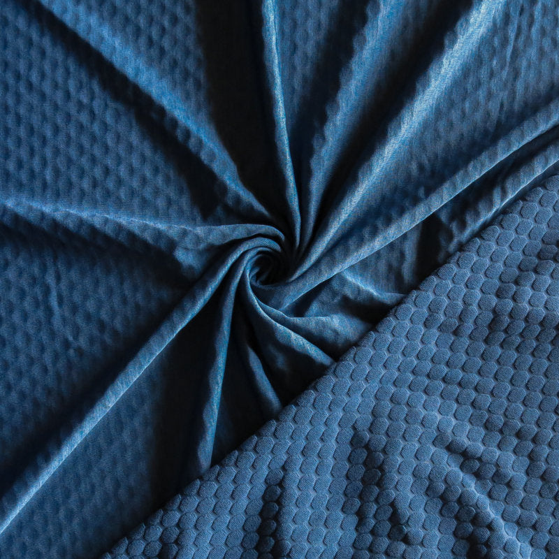 Deep Teal Dry Switch Poly Spandex Fleece Knit Fabric – The Fabric Fairy