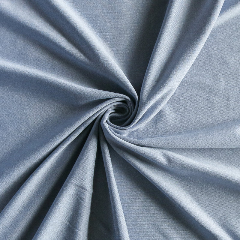 Low MOQ Foil Polyester Jersey Knit Spandex Dry Fit Shiny Metallic