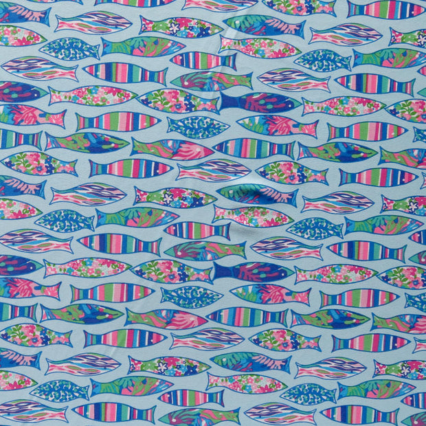 Fancy Fish Nylon Spandex Swimsuit Fabric