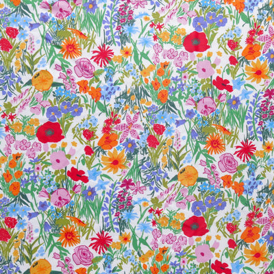 Mini Garden Floral Poly Spandex Swimsuit Fabric