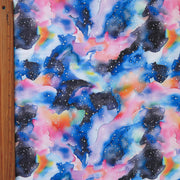 Multicolored Galaxy Poly Spandex Swimsuit Fabric