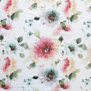 Pastel Floral Poly Spandex Swimsuit Fabric