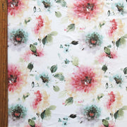 Pastel Floral Poly Spandex Swimsuit Fabric