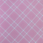 Pink Picnic Check Poly Spandex Swimsuit Fabric