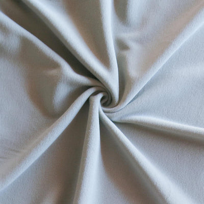 Silver Micro Double Velour Polartec 100 Fleece Fabric