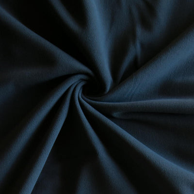 Dark Navy Windpro Double Velour Polartec 100 Fleece Fabric