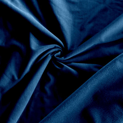 Dark Blue Striated Polartec Powerstretch Fleece Knit Fabric - 27" Remnant