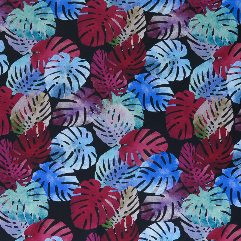 Painted Leaves Recycled Nylon Spandex Swimsuit Fabric – The Fabric Fairy