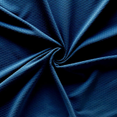 Obsidian Dri-Fit Bubble Jacquard Poly Spandex Mesh Fabric