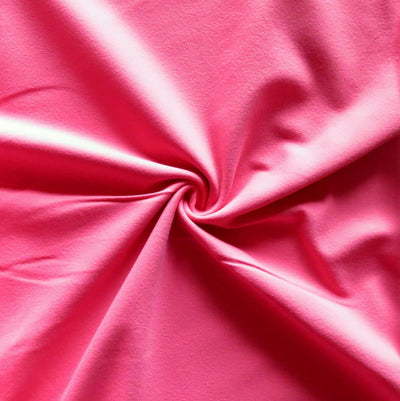 Beyond Pink Swirl Supplex Lycra Jersey Knit Fabric - 19" Remnant