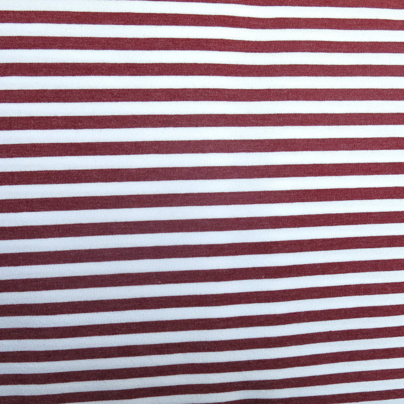 Horizontal Stripes Pink White Striped Pattern Leggings