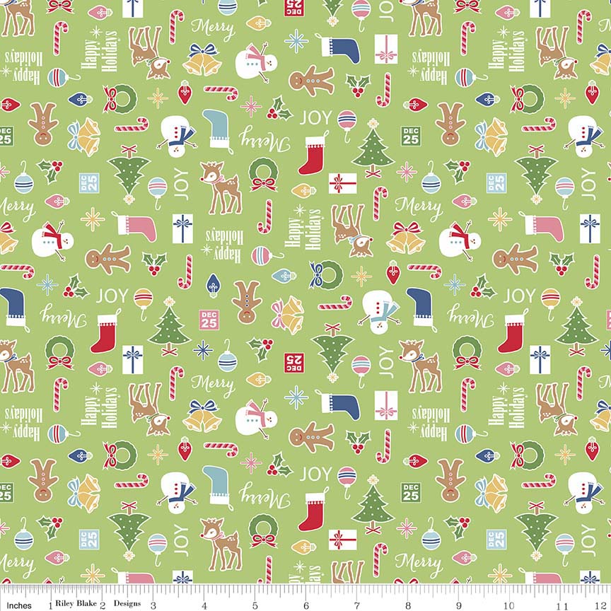 Christmas jersey knit fabric best sale